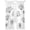 White, variant on Farmhouse Dandelion Sheer Curtains 45 Inch Length 2 Panels Set Window Treatments, Spring Modern Minimalist Country Flower Rod Pocket Semi Curtains for Living Room/Bedroom/Kitchen Décor, 104"W x 45"L
