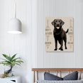 thumbnail image 3 of ONETECH Black Labrador Retriever Dog Wall Art -  Decor Print - Makes a Great Gift Under $15 for Dog &amp; Pet Animal Lovers, 3 of 4