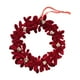 thumbnail image 3 of Adorno navideño colgante BLESIY flocado rojo para árbol de Navidad, 3 of 8