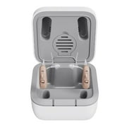 Ceretone FDA-Cleared OTC Behind-the-Ear Hearing Aids, Solid Beige, Rechargeable, Noise Reduction, Clear & Natural Sound