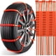 thumbnail image 1 of Cadenas para nieve con 12 cadenas ajustables para neumáticos para automóviles/camionetas/SUV ​​Cadenas antideslizantes para neumáticos para nieve Cadenas universales para neumáticos Conducci, 1 of 5