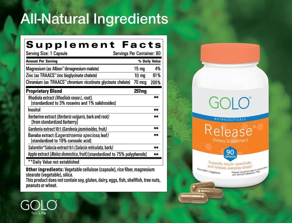 GOLO RELEASE SUPPLEMENT 90 CAPSULES