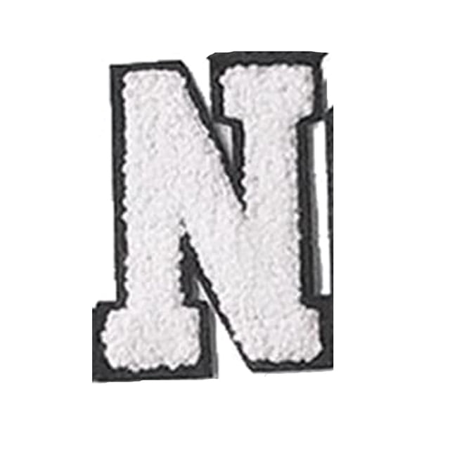 Under 5 Intimates Accessory Glitters Iron On Letters Sew On Embroidered English Alphabet Applique Adhesive Repair for Fabric Clothing Shirts Jeans