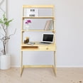 thumbnail image 4 of American Trails Freestanding Ladder Desk with Drawer, Natural, 4 of 12
