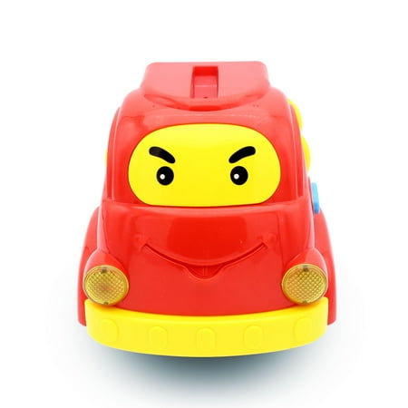 Kids Pull Apart Fire Truck Baby Car Rattle Stem Toy Rolling Pull Apart Fire Truck Baby Car Rattle