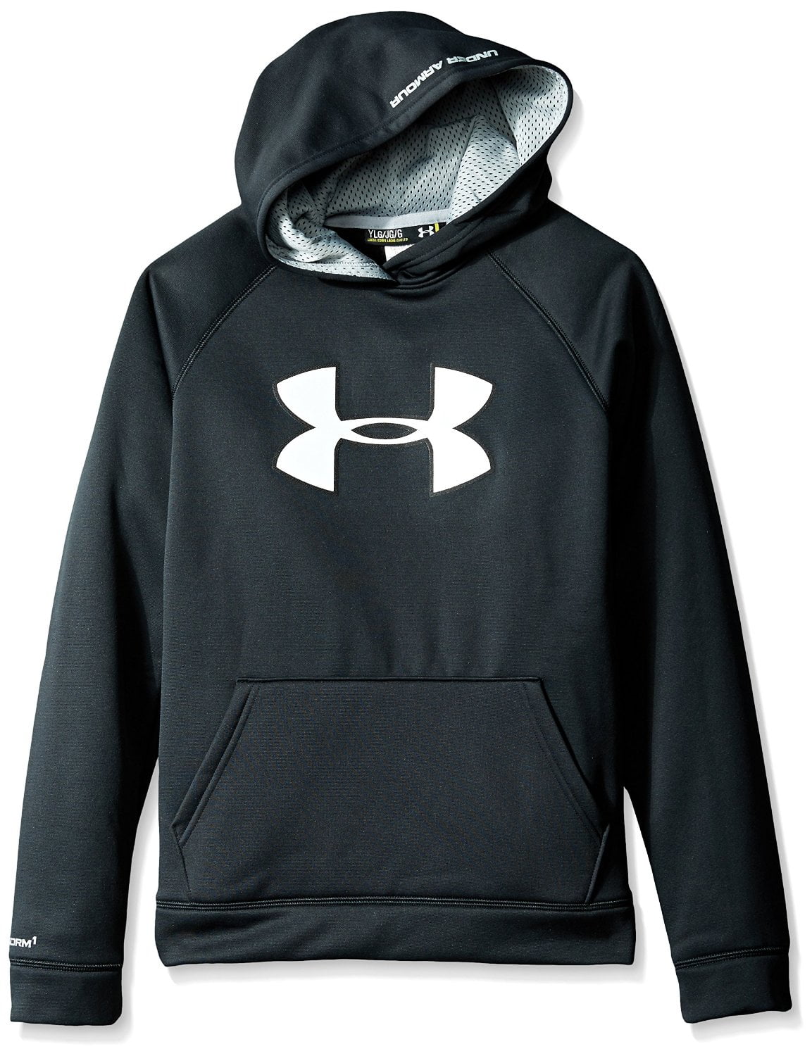 Boy/'s Under Armour Storm Armour Fleece Big Logo Hoodie