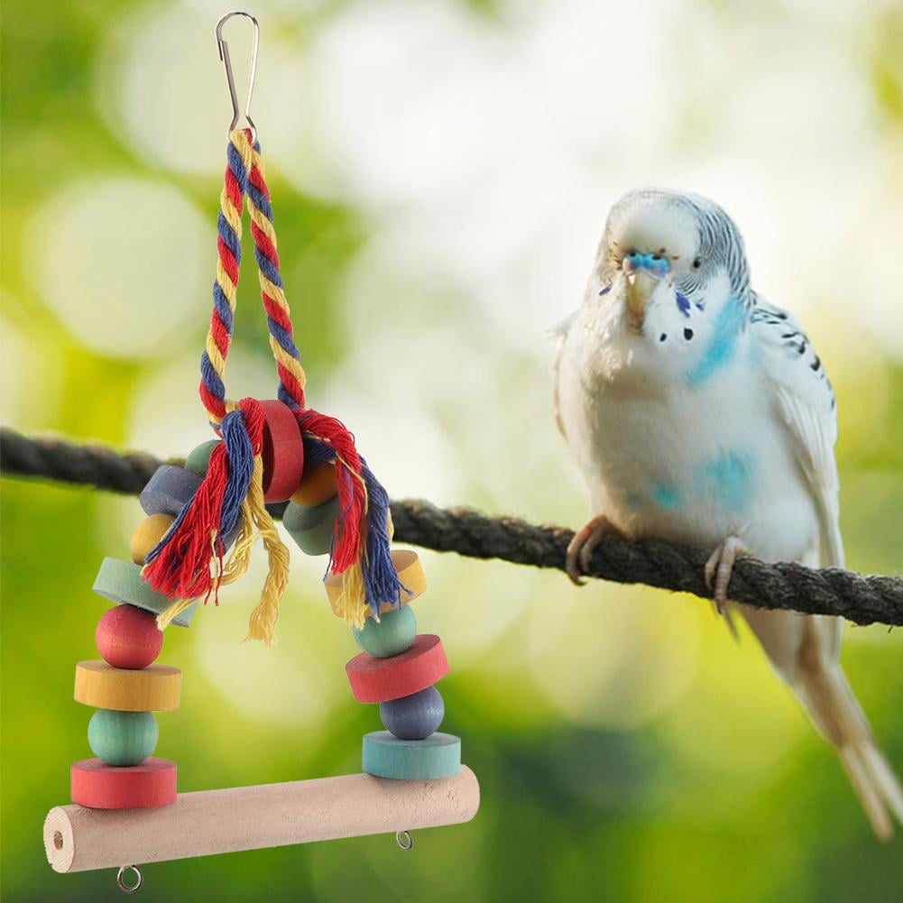 TOPINCN Parrot Toy ,Parrot Toy Bird Chewing Toys Hanging Toy Parrot