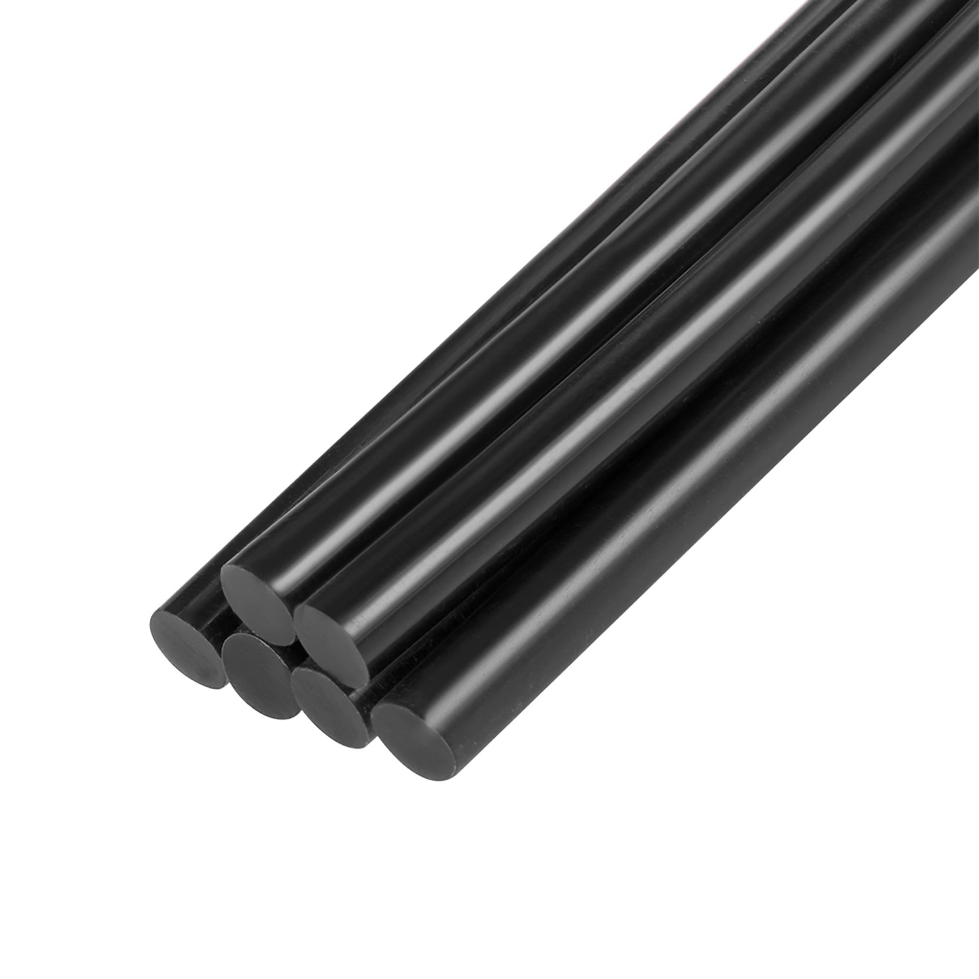 Manarty Black Hot Glue Sticks Full Size, 48 PCS Standard EVA Hot Melt  Adhesive Gluing Stick