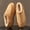 BROWN, variant on Pmoiste Men's Moccasin Slippers Open Back Memory Foam Warm Winter Slip on House Slippers Men Indoor Outdoor Wide Width