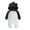 Black, variant on Kaemgyyd Infant Newborn Hooded Jumpsuit Cute Fleece Lined Zipper Romper Winter Trendy Long Sleeve One-Piece Outwear for Baby Boy Girl