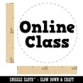 thumbnail image 2 of Online Class School Fun Text Self-Inking Rubber Stamp Ink Stamper - Black Ink - Mini 1/2 Inch, 2 of 7