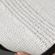 thumbnail image 4 of XmhyTop-A Alfombra de baño de chenilla antideslizante, extra suave y absorbente, a rayas, color blanco, 4 of 4