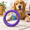 MINI - TWO Rings, variant on Puller Dog Ring For Small Medium Large Dogs Fetch Floating Disc
