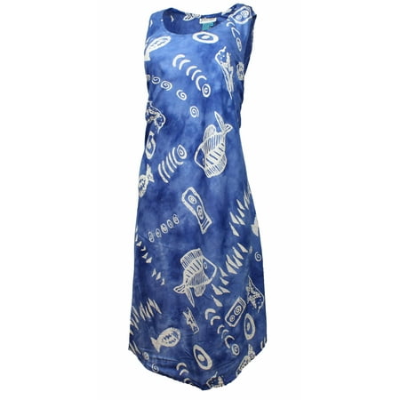 Jessica Taylor Womens Plus Sized Sleeveless Umbrella Dress (3X, Blue)