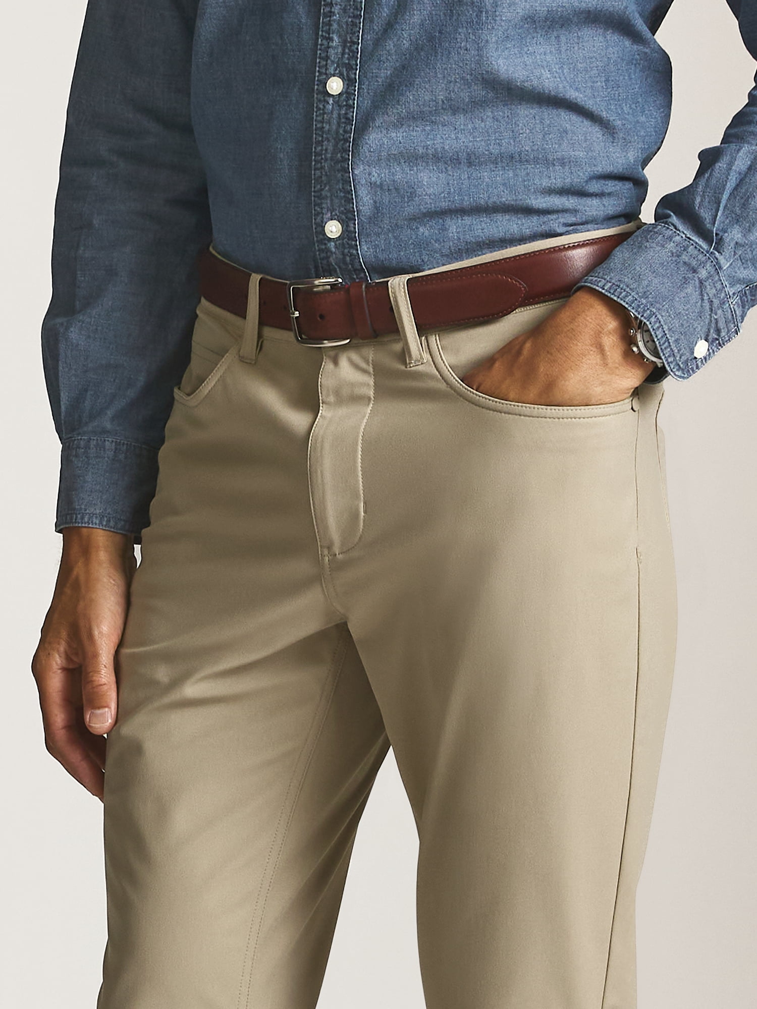 Chaps Men’s and Big Men’s Everyday Performance 5-Pocket Pants, Sizes 30-40