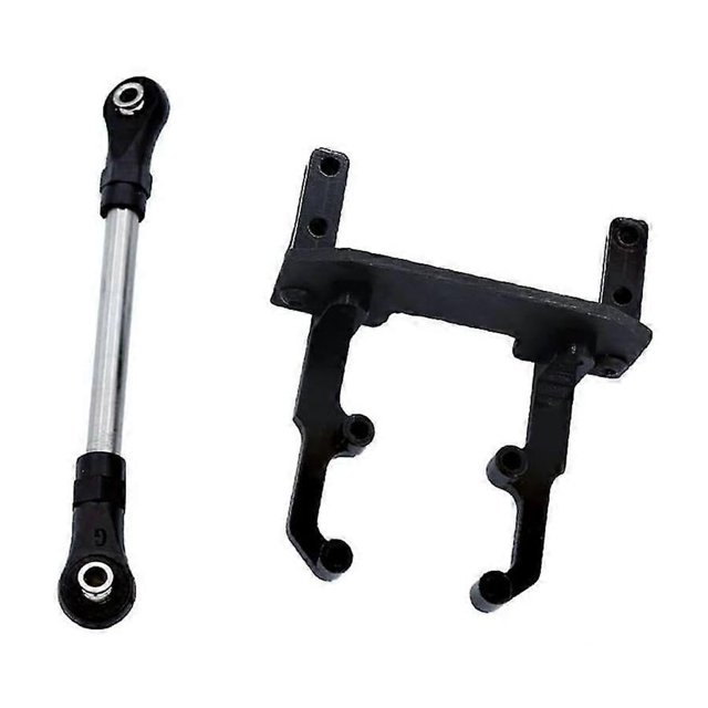 Metal AR44 Axle Servo Mount Stand with Steering Link Rod For Axial SCX10 II 90046 90047 1/10 RC Cra Banmo