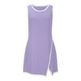 thumbnail image 3 of ZZwxWA Women's Workout Tennis Dress Shorts Pockets Sleeveless Crewneck Golf Athletic Mini Dresses, 3 of 6