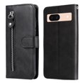 thumbnail image 1 of Estuche de Cuero PU con Cierre para Google Pixel 8A , Funda Protectora con Billetera y Correa, 1 of 6