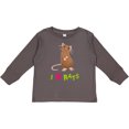 thumbnail image 3 of Inktastic I Love Rats Boys or Girls Long Sleeve Toddler T-Shirt, 3 of 5