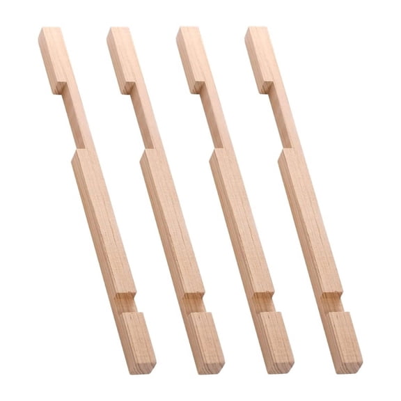 ZPAQI 4Pcs Beehives Entrance Reducer Wood Hive Inlet Protector Beehives Wood Entrance