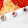 thumbnail image 5 of Erosebridal Pepperoni Pizza Curtains & Drapes Adults,Sausage Pizza Curtains Blackout Bedroom,Fast Food Themed Curtains Realistic Funny Food Window Curtain, 5 of 6
