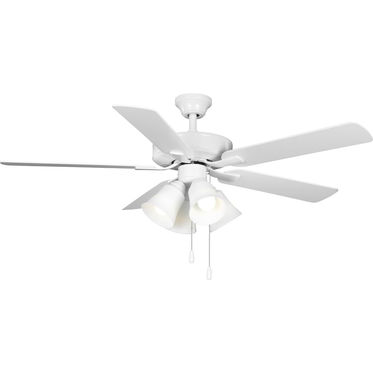AirPro EStar Fan 52in White LED Indoor Ceiling Fan with Light (5