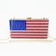 thumbnail image 2 of Independence Day Rhinestone Handbag Women's Evening Bag Sparkling Full Rhinestone Versatile Small Crossbody Bag, 2 of 6