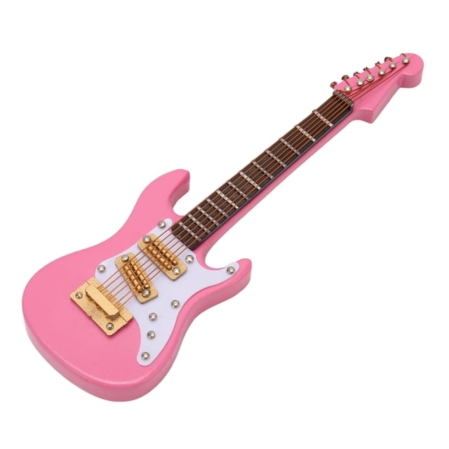 Mini adorno de guitarra eléctrica caja de almacenamiento adornos de guitarra en miniatura para la colección del hogar ANGGREK Otros