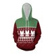 thumbnail image 1 of Sudadera con capucha de Navidad para hombre y mujer, suéter con bolsillo, ropa de calle informal cálida, ropa estampada de muñeco de nieve de gran tamaño, 1 of 4