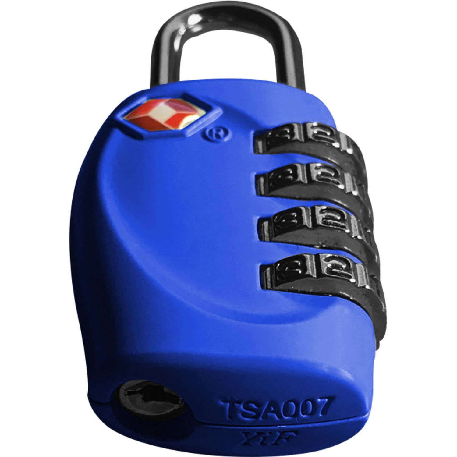 TraverGo 4 Digit Combination Lock, Blue TR1140BL