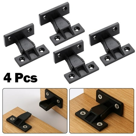 

4 Pack Push In Fittings Press Fit Panel Clips Kitchen Plinth Fasteners