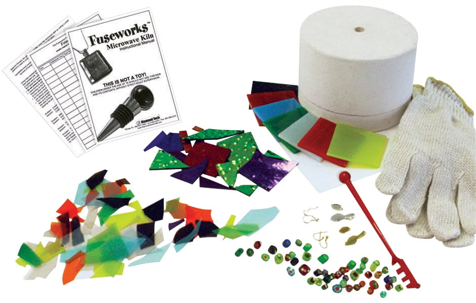10/50 Sheets 8cmx8cm Fiber Paper for Microwave Kiln Glass Fusing-Fuseworks 