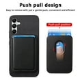 thumbnail image 4 of Allytech 2 in 1 Detachable Wallet Case for Samsung Galaxy A15, [Thin & Light] [Compatible with MagSafe] Luxury PU Leather Card Holder Soft Bumper Shockproof Anti-Scratch Magnetic Case, Black, 4 of 11