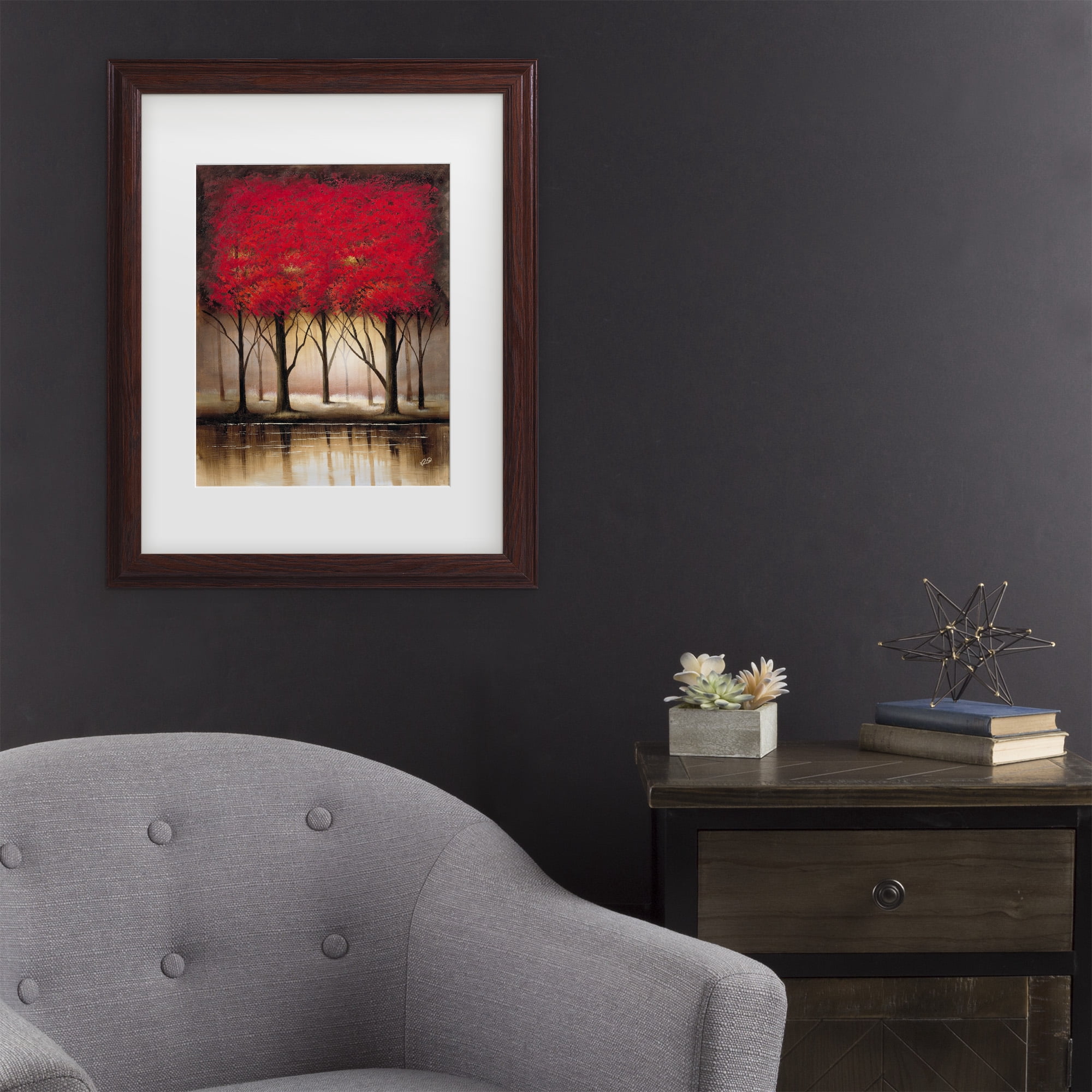Trademark Fine Art 'Serenade in Red' Canvas Art by Masters Fine Art