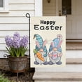 thumbnail image 5 of QuanTara Double-Sided Easter Garden Flag, 11.8"x17.7" Outdoor Spring Yard & Patio Decoration, Burlap Linen Banner for Easter Basket Fillers, Home Party Decor, 5 of 6