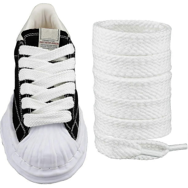 Fat Shoelaces For Maison Mihara Yasuhiro Sneaker Replacement Shoes Flat Jumbo