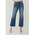 thumbnail image 4 of Risen Jeans - High Rise Cropped Straight Leg Jeans in Vintage Indigo (27" Inseam) - RDP5572, 4 of 11