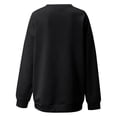 thumbnail image 6 of GYUJNB Womens Hello Fall Leopard Pumpkin Graphic Sweatshirt Crew Neck Oversized Long Sleeve Pullover Fall Thanksgiving Top,L, 6 of 6