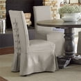 thumbnail image 2 of Progressive Muses Chaise d'Appoint avec Housse en Gris Tourterelle (Lot de 2), 2 of 4