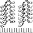 thumbnail image 1 of 12 Pcs Sangles pour Pont de Bateaux en Acier Inoxydable Poignées de Kayak en Acier Inoxydable, 1 of 8