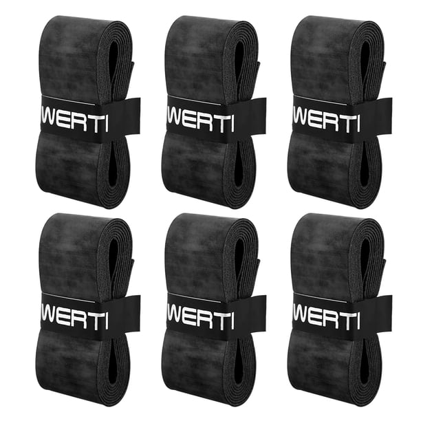Sobregrips Raqueta 6 piezas de tenis raquetas de agarre antideslizantes bádminton raqueta agarres vi POWERTI Sobregrips Raqueta