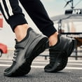 DYKHMILY Steel Toe Shoes for Men Women Waterproof Work Shoes