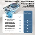 thumbnail image 6 of Smart Toilet, One Piece Bidet for Bathrooms, Foot Sensor Operation, Heated Bidet Seat, Electric Tankless Toilets with LED Display., 6 of 9