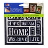 Plaid Fun Words Adhesive Stencil