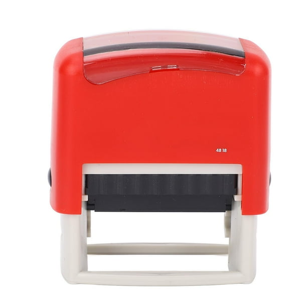 Sello Personalizado Con Fecha Del Alfabeto, Concha Roja, Varios Números, Letras Y Símbolos, Kit De Sello Personalizado Resistente Para El Hogar