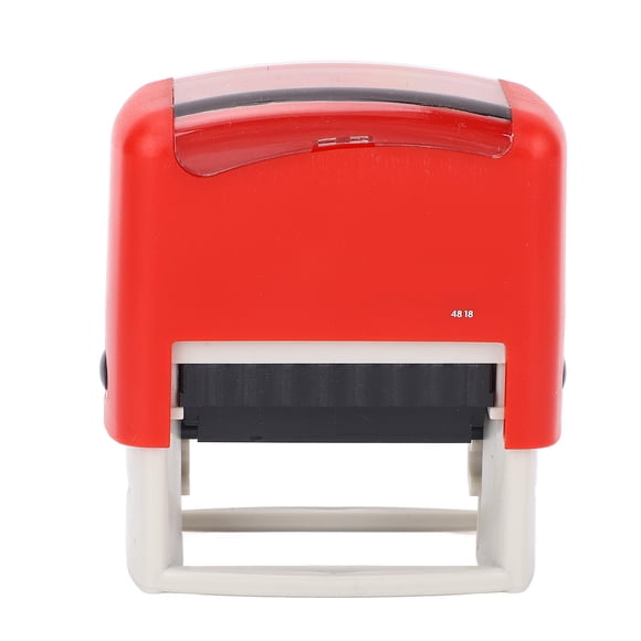 Sello Personalizado Con Fecha Del Alfabeto, Concha Roja, Varios Números, Letras Y Símbolos, Kit De Sello Personalizado Resistente Para El Hogar