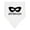 White and Black, variant on Inktastic Sidekick Kids Superhero Mask Baby Bandana Bib