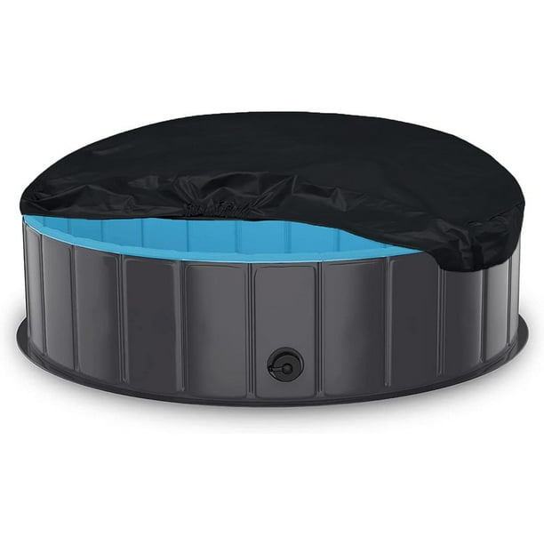 Para Piscina Pvc Plegable Para Perros Cubierta Para Piscina Para Mascotas Cubierta Protectora Portátil Para Piscina A Prueba De Polvo