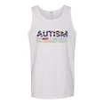 thumbnail image 3 of Autism Awareness Puzzle | Autism Is Not A Disablity Itâ€™s A Different Abilty Inspirational Christian Mens Graphic Tank Top, White, 3X-Large, 3 of 5