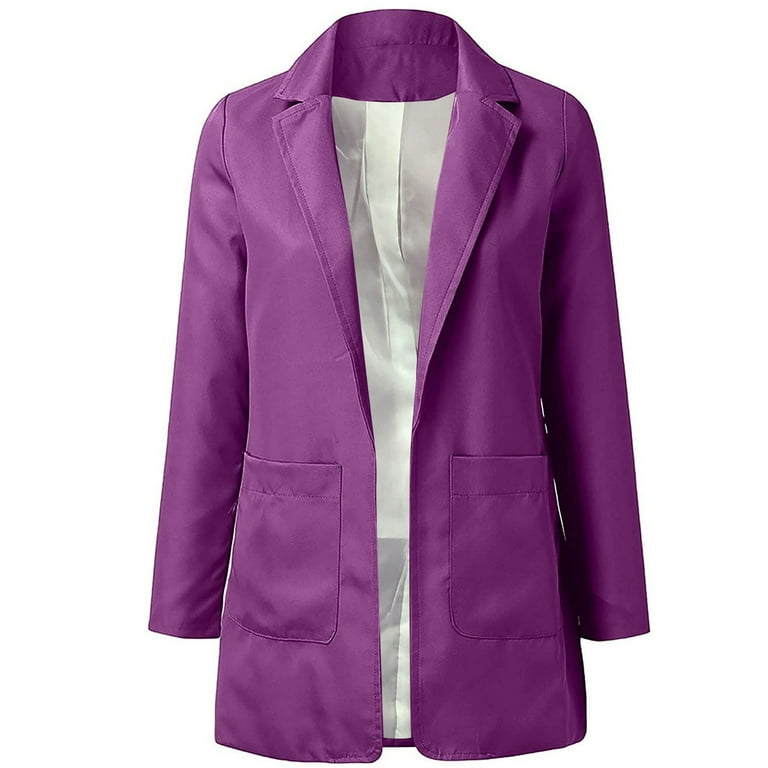 Purple dress jackets hot sale